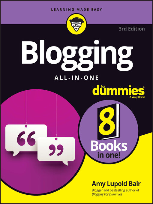 Title details for Blogging All-in-One For Dummies by Amy Lupold Bair - Wait list